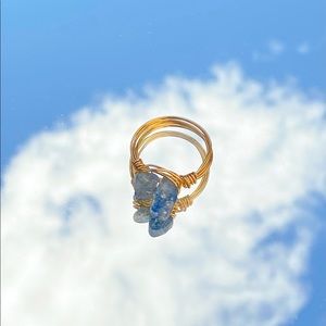 Handmade Wire Wrapped Crystal Ring 🪴